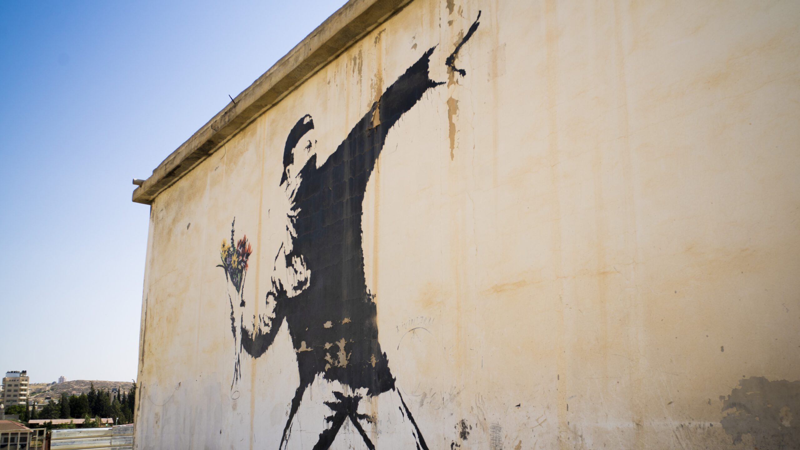 Banksy-Flower Thrower